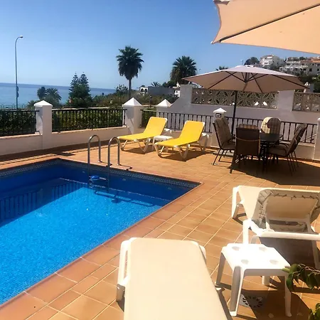 Casa Rosi, Vistas Al Mar, Piscina Privada Y A/a Nerja