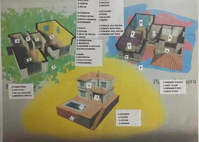 Будинок відпочинку Casa Rosi, Vistas Al Mar, Piscina Privada Y A/a *