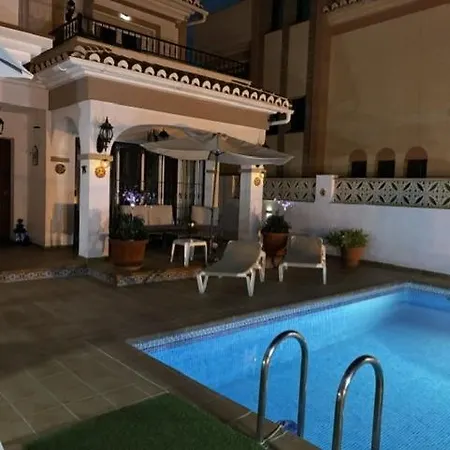 Casa Rosi, Vistas Al Mar, Piscina Privada Y A/a * Nerja
