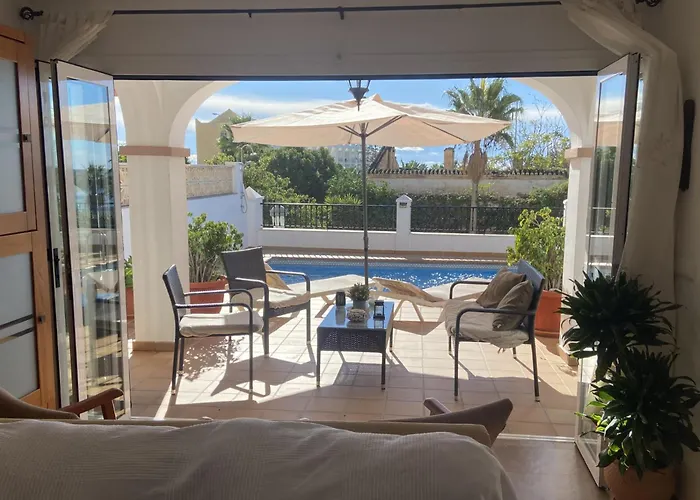 Villa Casa Rosi, Vistas Al Mar, Piscina Privada Y Aa 内尔哈