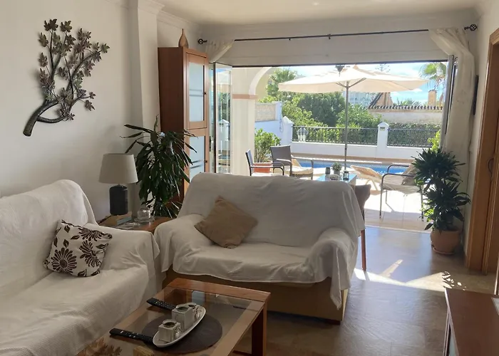 Villa Casa Rosi, Vistas Al Mar, Piscina Privada Y Aa 内尔哈