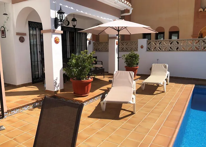 Casa Rosi, Vistas Al Mar, Piscina Privada Y A/a Нерха