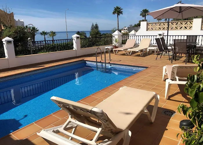 Casa Rosi, Vistas Al Mar, Piscina Privada Y A/a Нерха